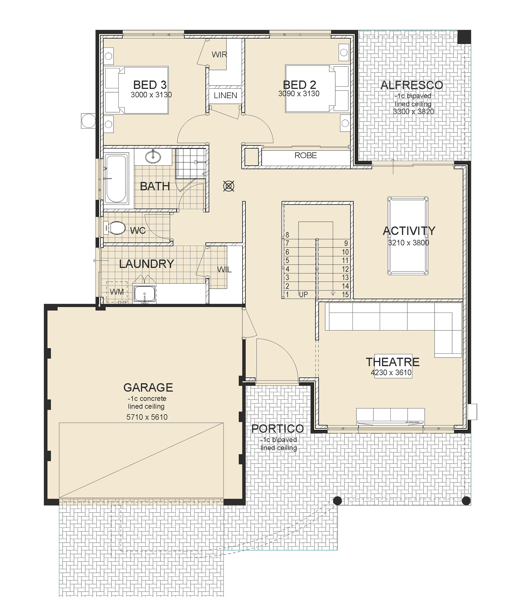 Swanbourne house plan sample